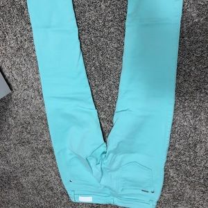 Teal jeans/ pants